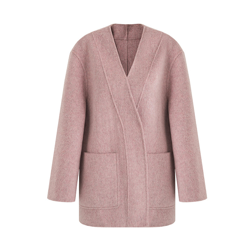Minimalist Wool Essential Coat