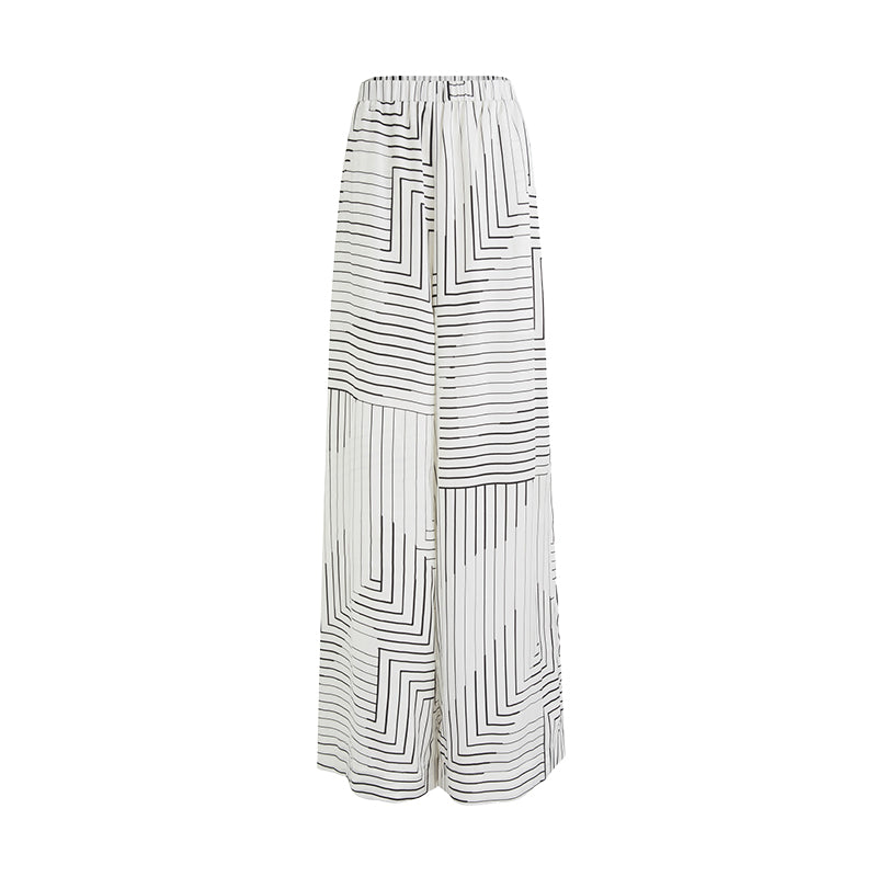 Chic Pinstripe Sculpting Trousers