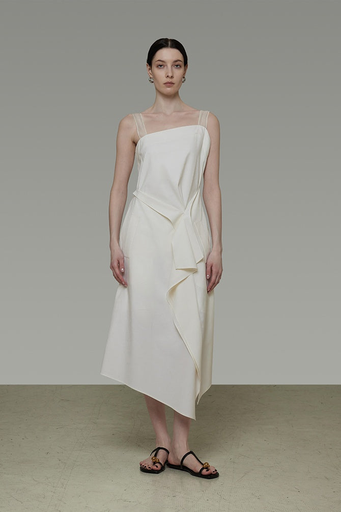 Effortless Chic Asymmetrical Midi Dress