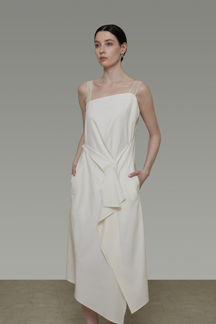 Effortless Chic Asymmetrical Midi Dress