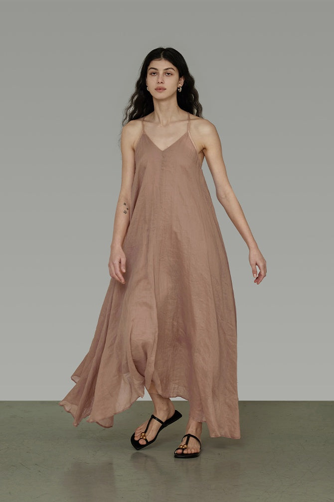 Ethereal Breeze V-Neck Sundress
