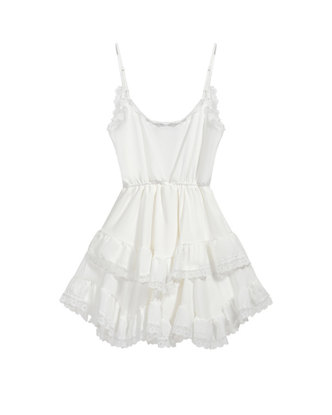 Elara Lace Trim Dress