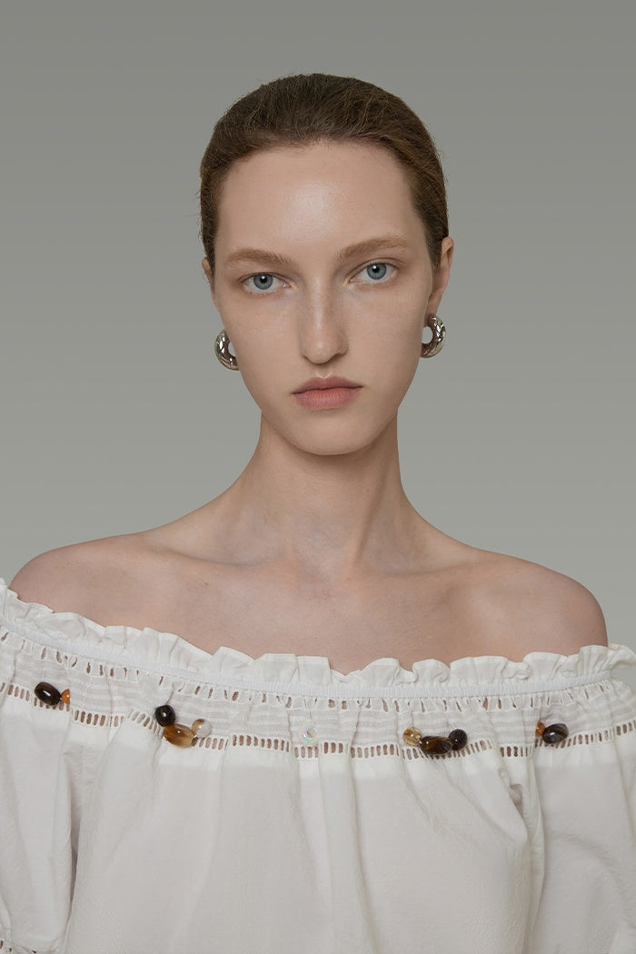 Whispered Lace Top & Skirt Set