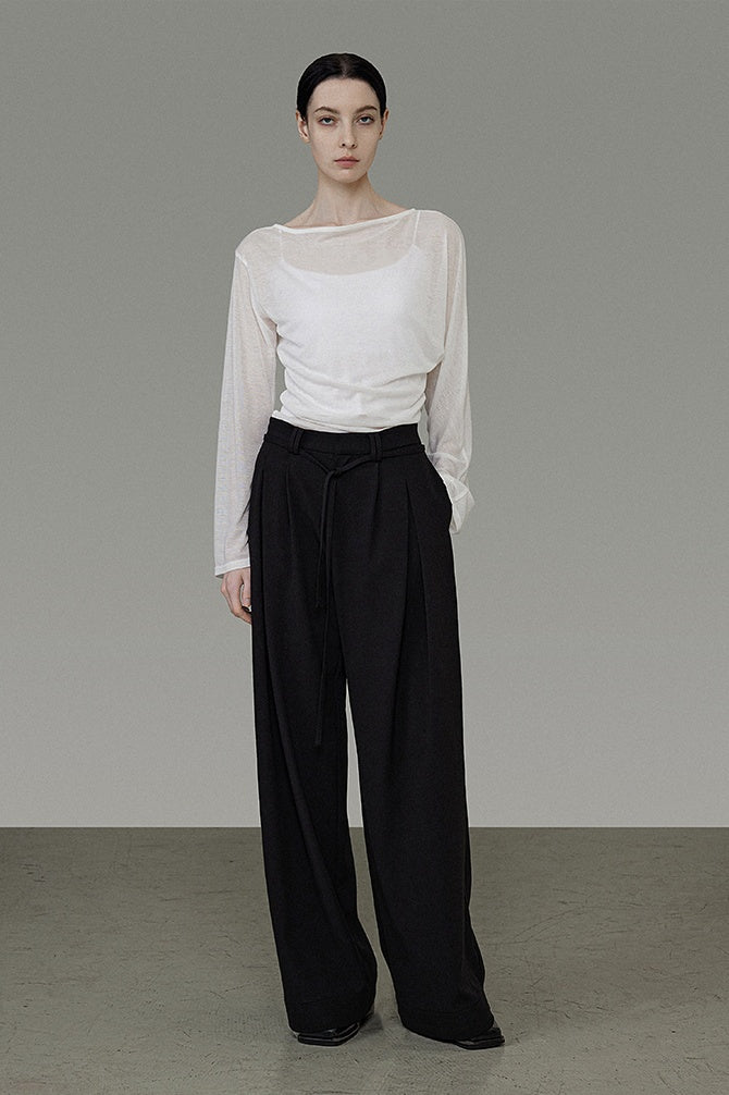 Effortless Drape Knit Top