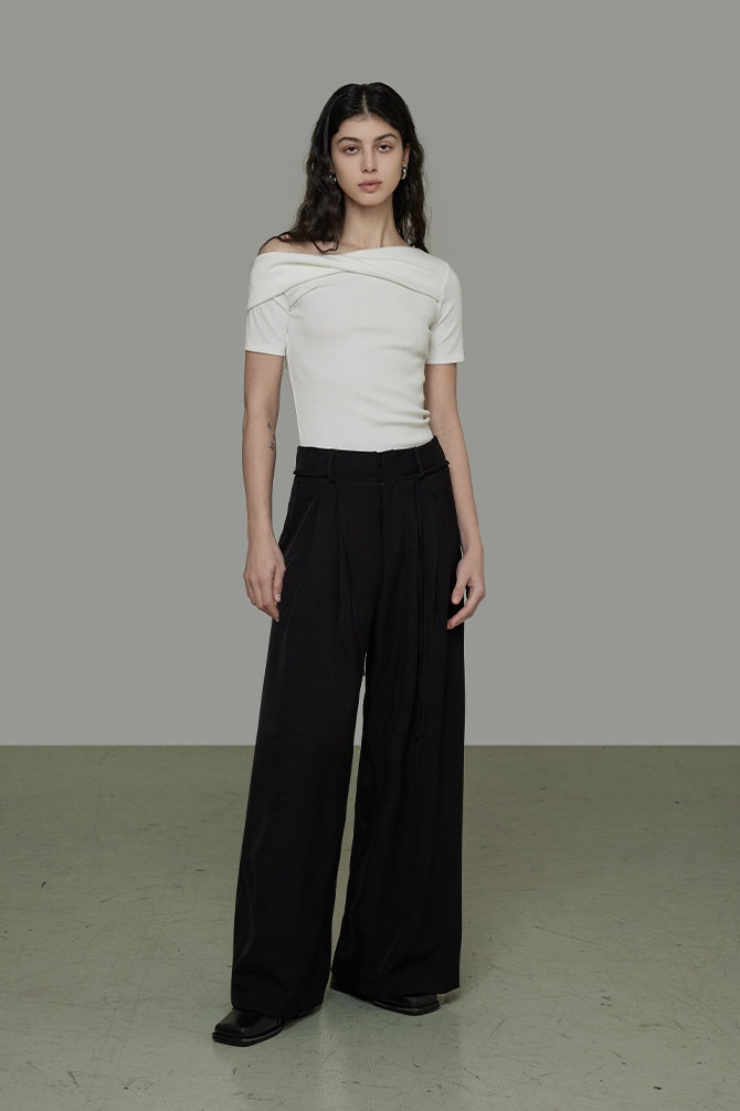 Chic Minimalist Asymmetric Top