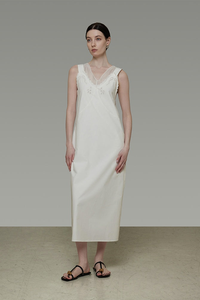 Whisper Knit Hollow Maxi Dress