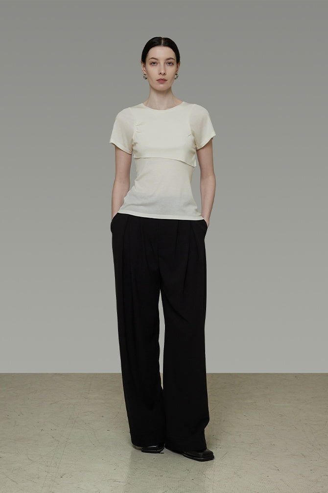 Silent Structure Sculpted Tee