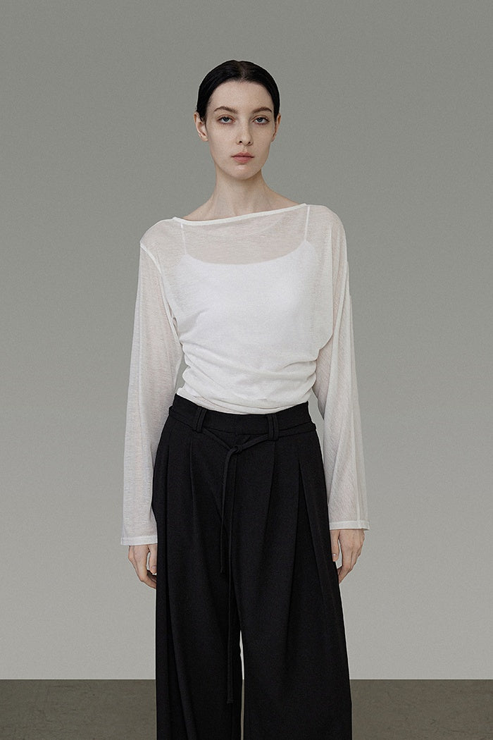 Effortless Drape Knit Top