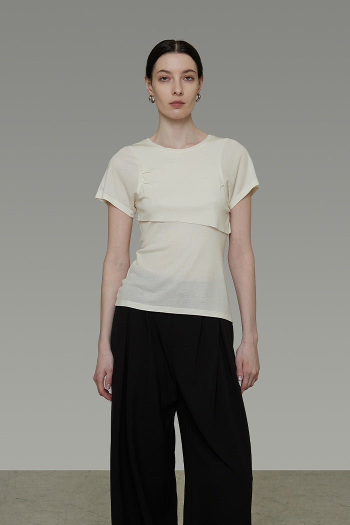 Silent Structure Sculpted Tee