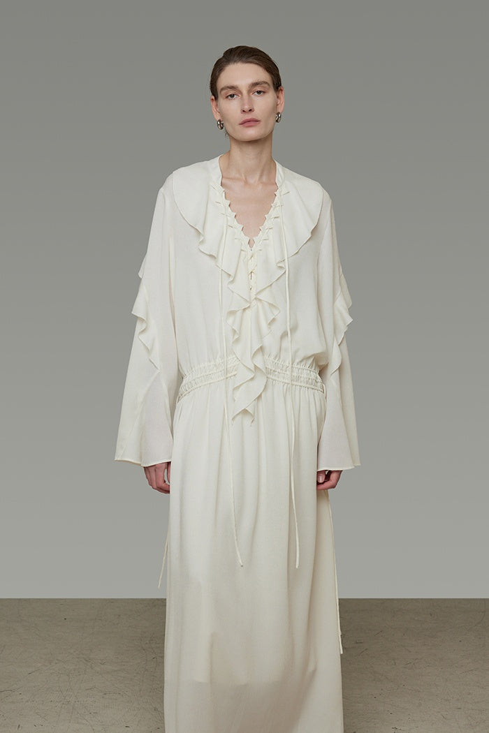 Effortless Grace V-Neck Maxi Dress