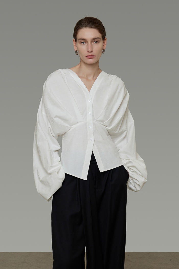 Effortless Elegance V-Neck Blouse