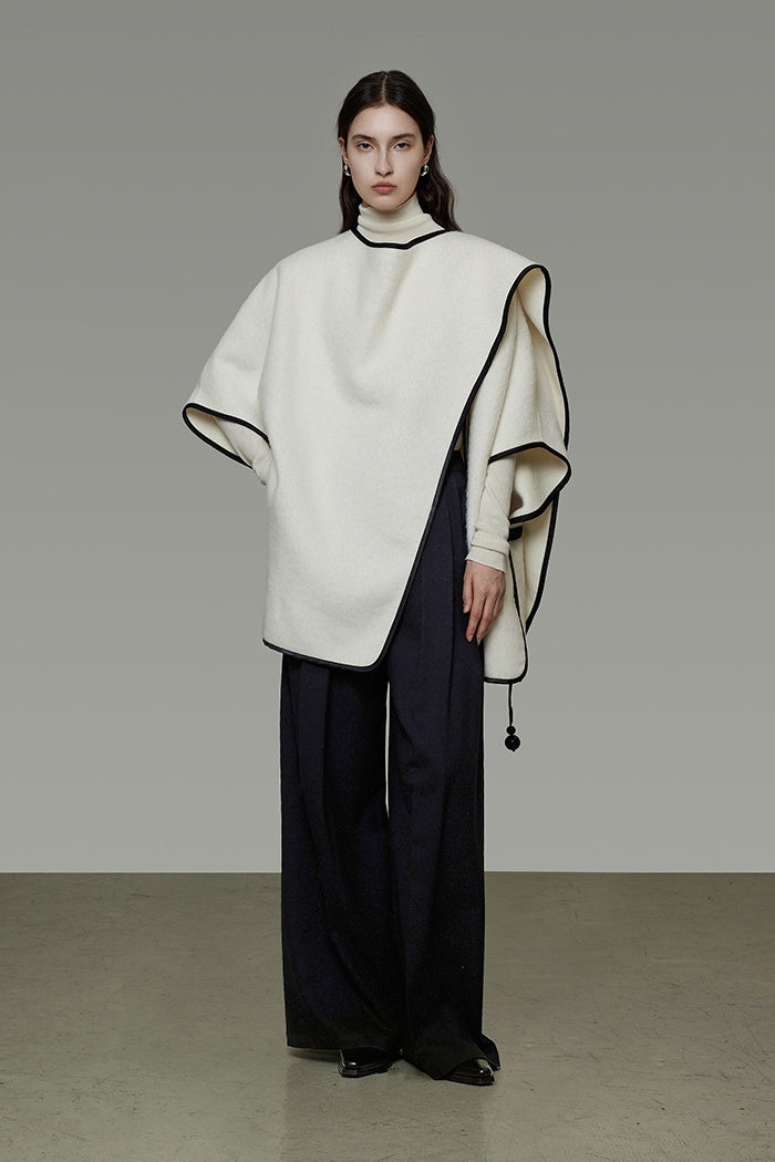 Sculpted Wool Coat: Quiet Elegance