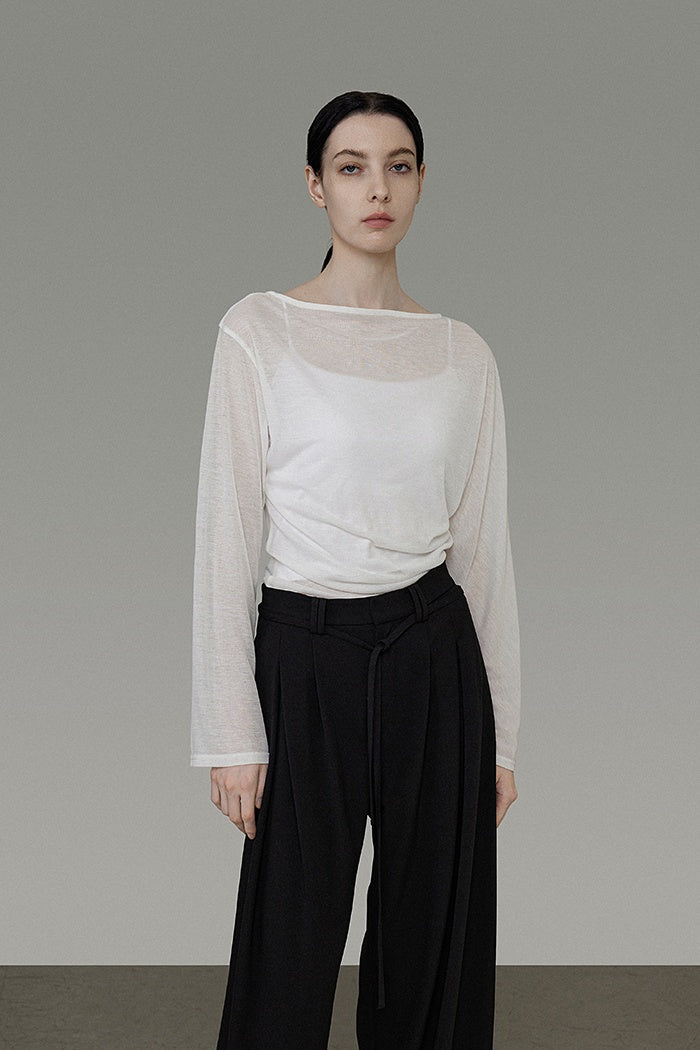 Effortless Drape Knit Top