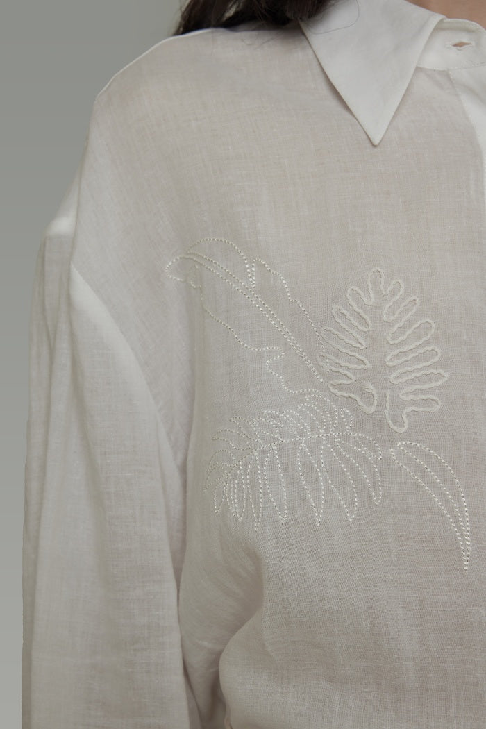 Baroque Whisper Embroidered Blouse