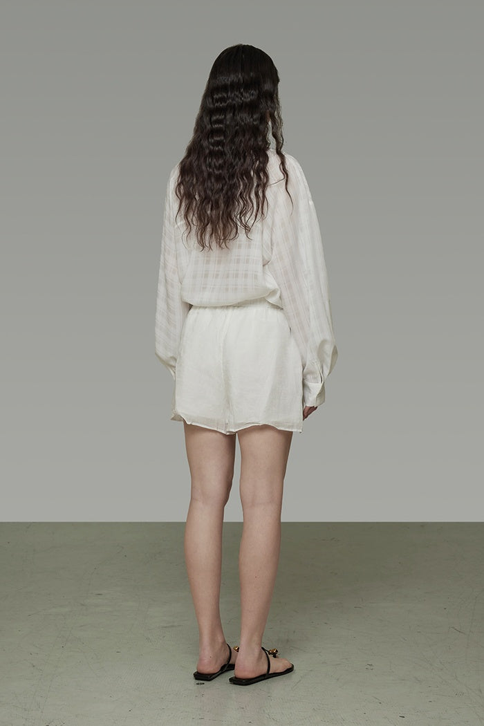 Effortless Linen Drawstring Shorts