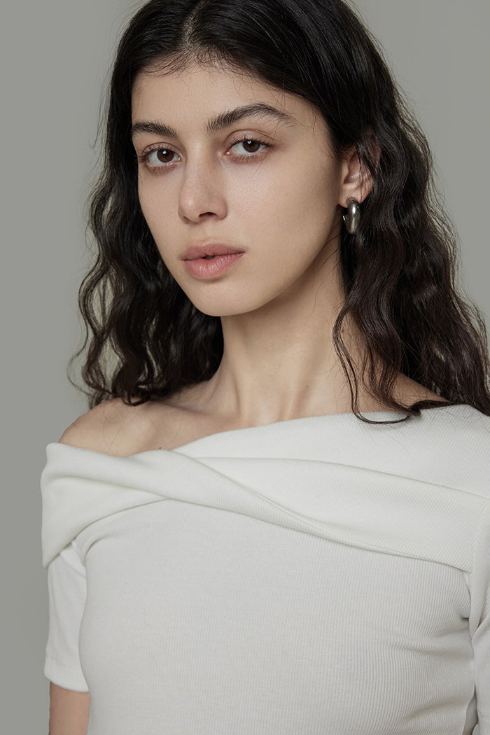 Chic Minimalist Asymmetric Top