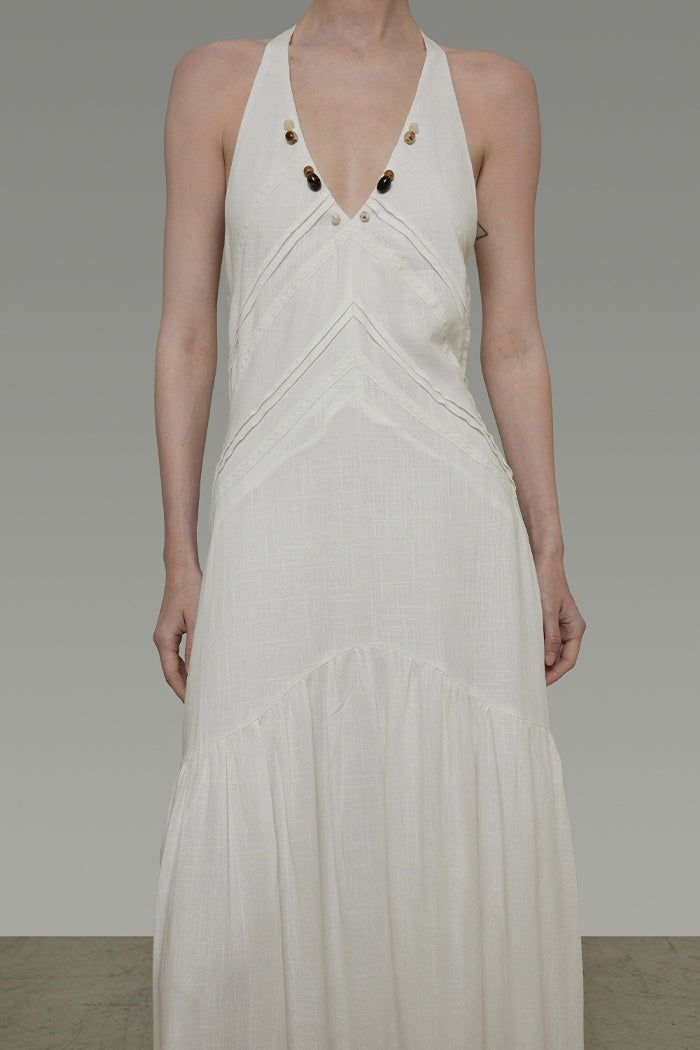 Effortless Grace V-Neck Slip Dress