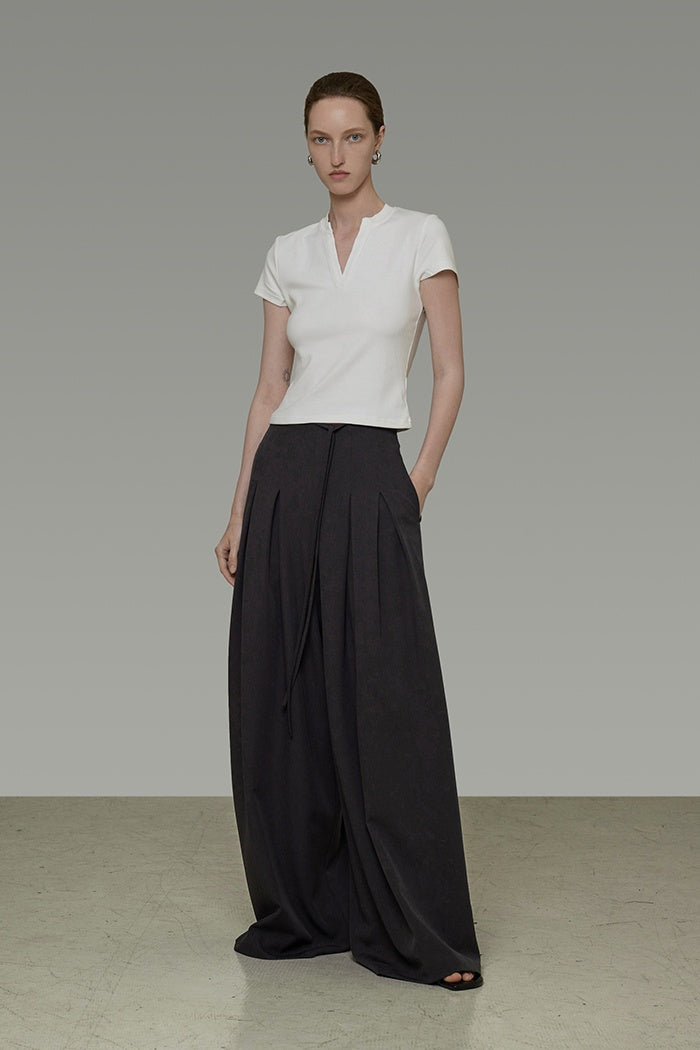 Minimalist Chic V-Neck Essential Tee