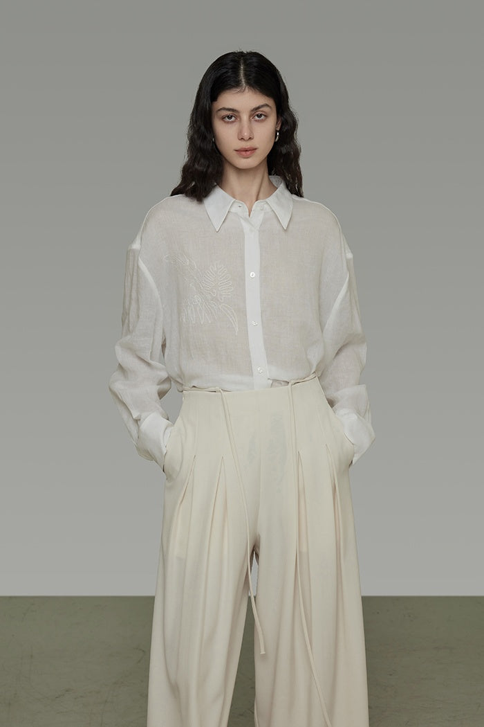 Baroque Whisper Embroidered Blouse