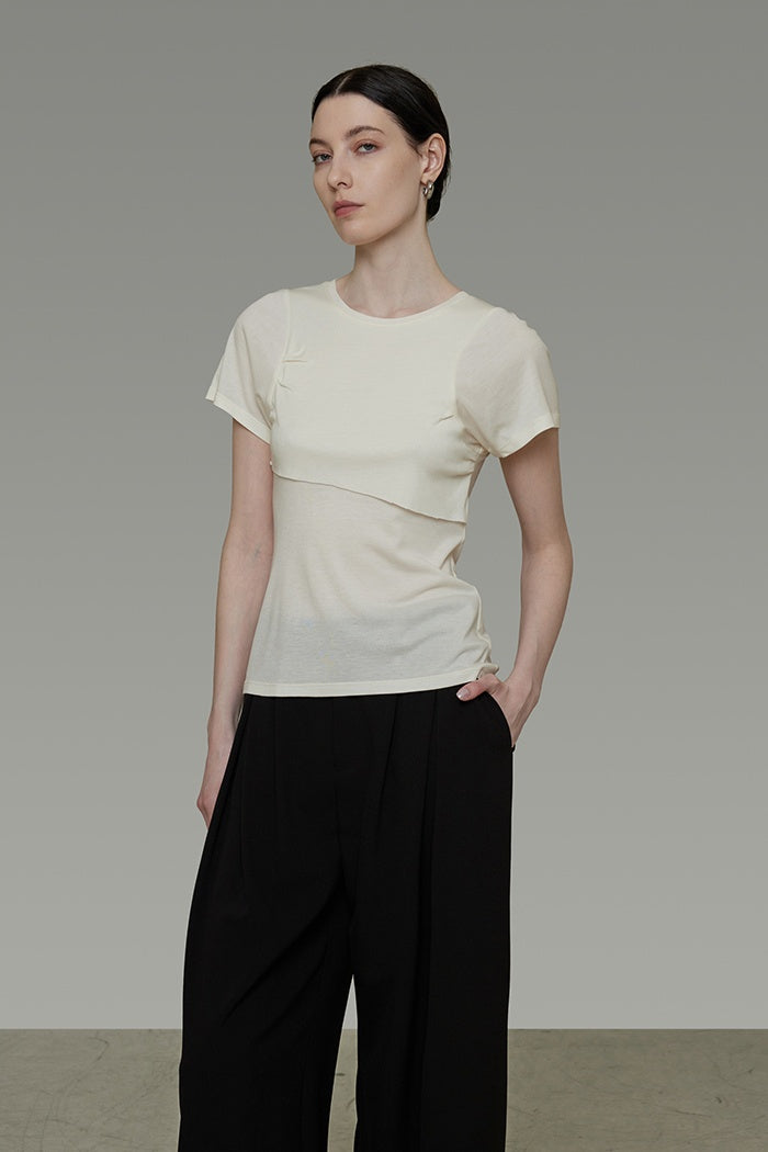 Silent Structure Sculpted Tee