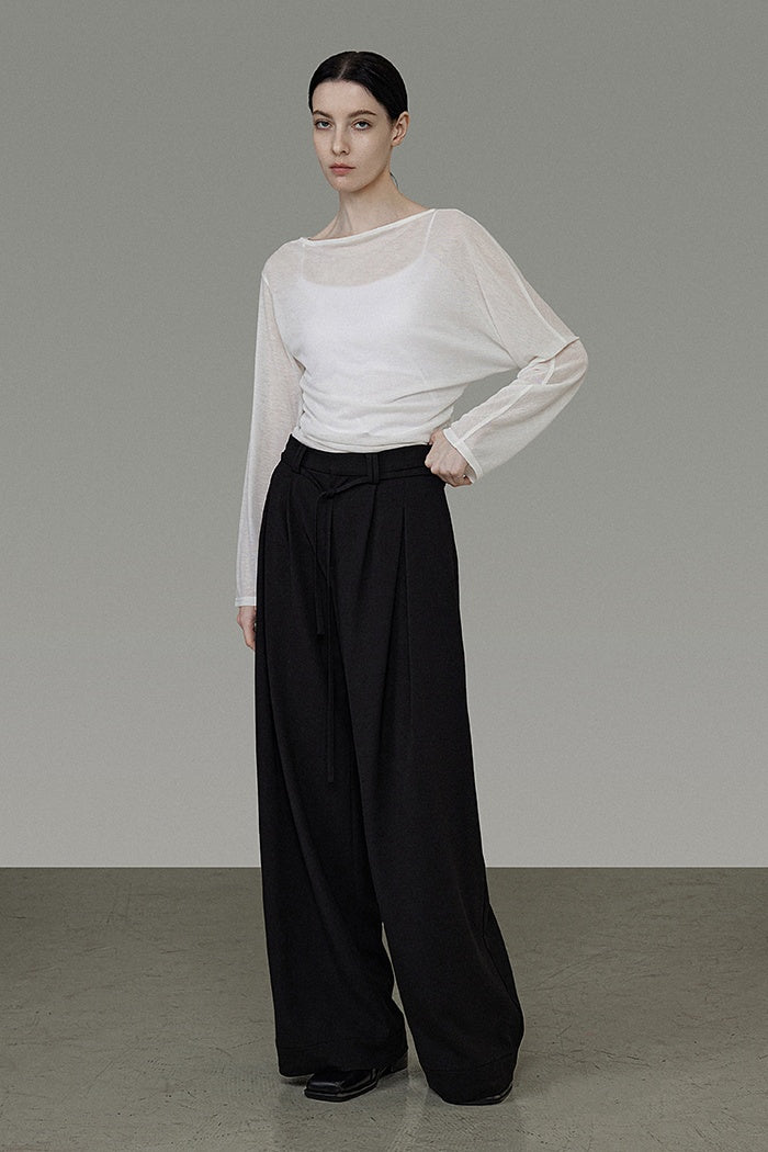 Effortless Drape Knit Top