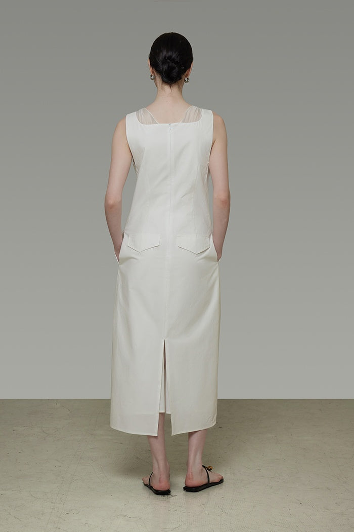 Whisper Knit Hollow Maxi Dress