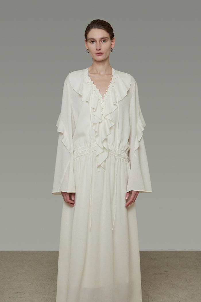 Effortless Grace V-Neck Maxi Dress