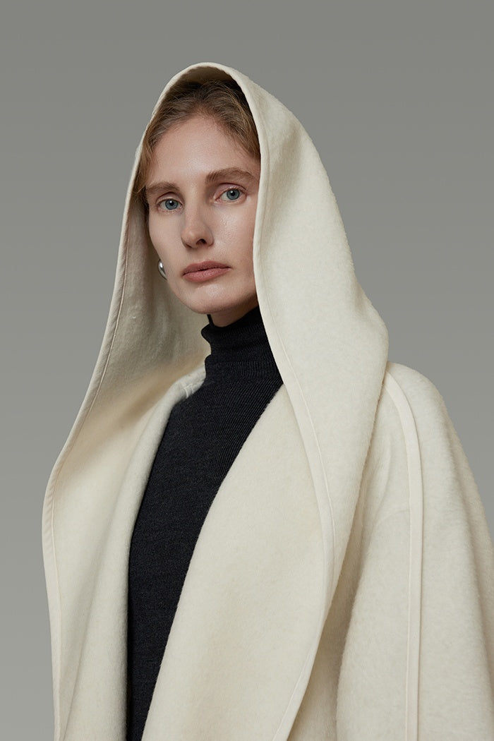 Architectural Reversible Wool Coat