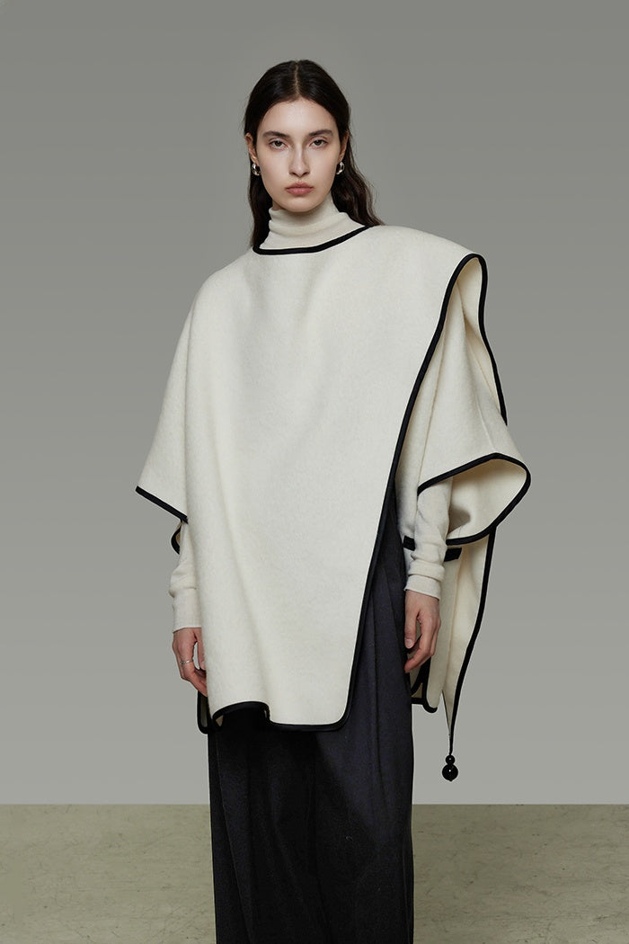 Sculpted Wool Coat: Quiet Elegance