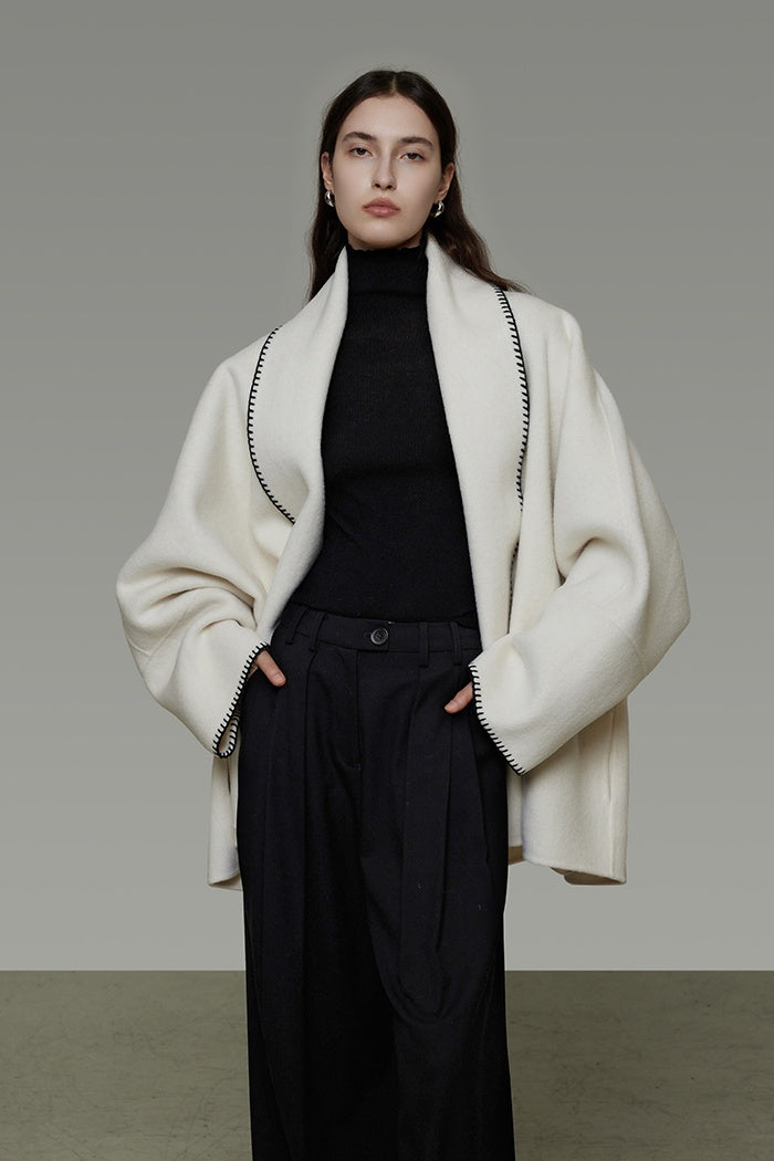 Effortless Structure Wool Coat