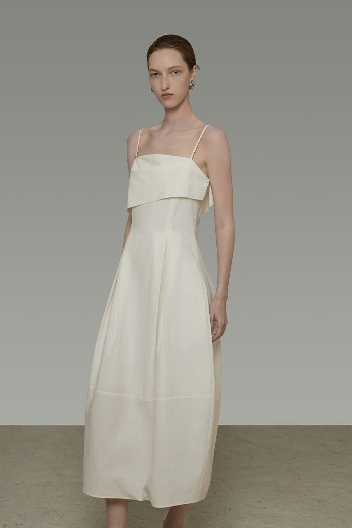 Chic Asymmetric Drape Sundress