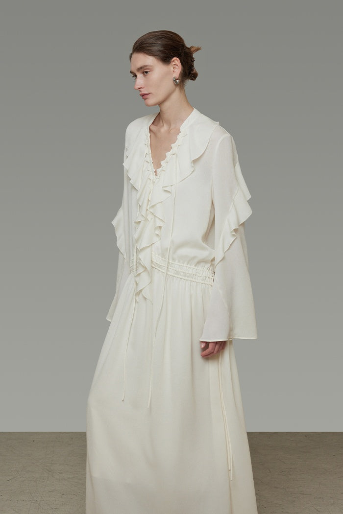 Effortless Grace V-Neck Maxi Dress