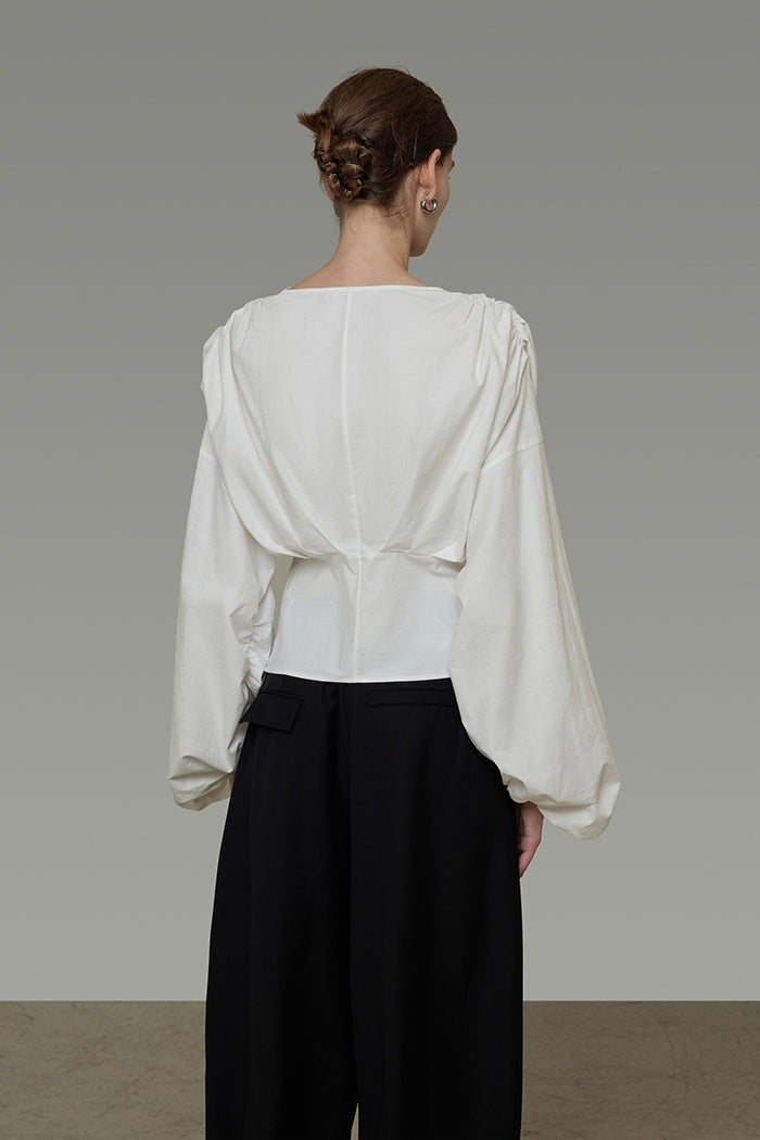 Effortless Elegance V-Neck Blouse