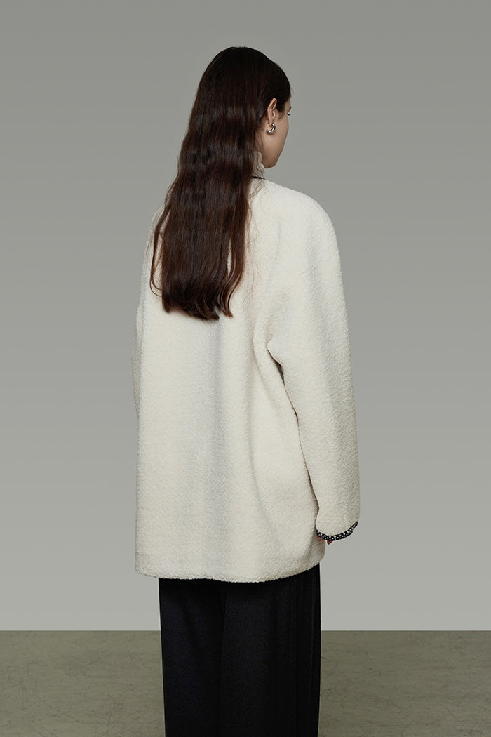 Artisan Textured V-Neck Jacket