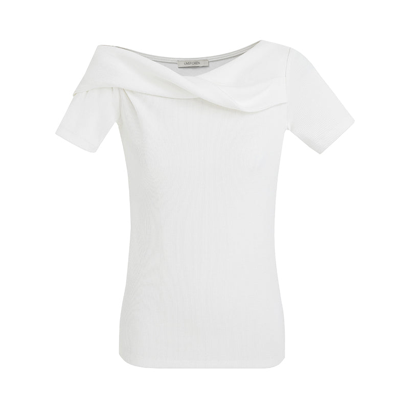 Chic Minimalist Asymmetric Top
