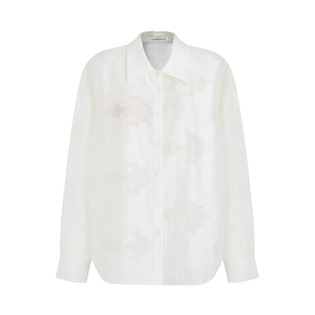 Effortless Drape Jacquard Top