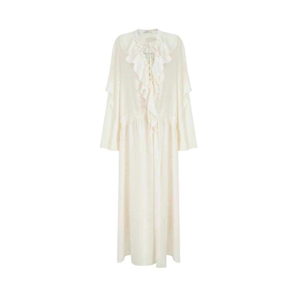 Effortless Grace V-Neck Maxi Dress