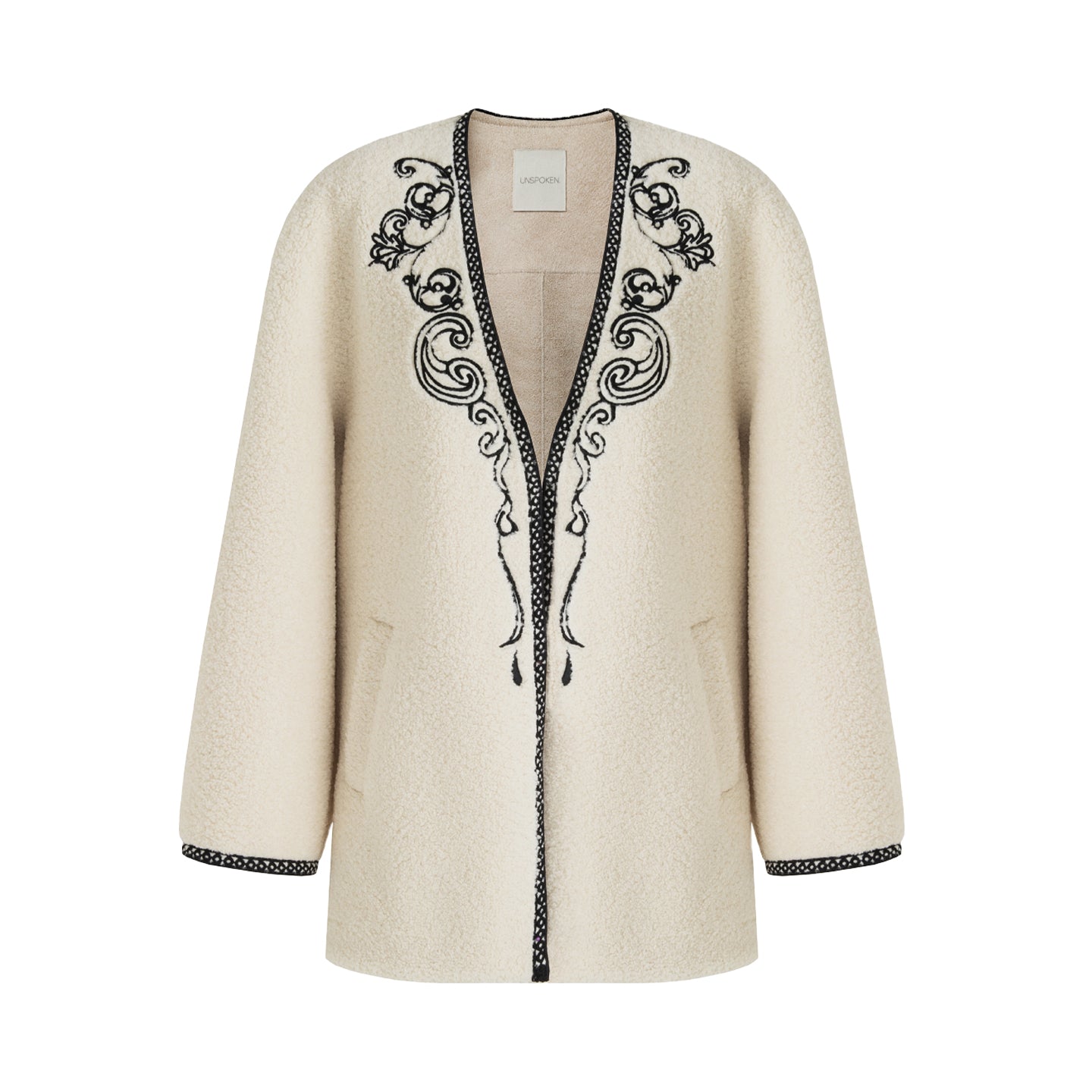 Artisan Textured V-Neck Jacket