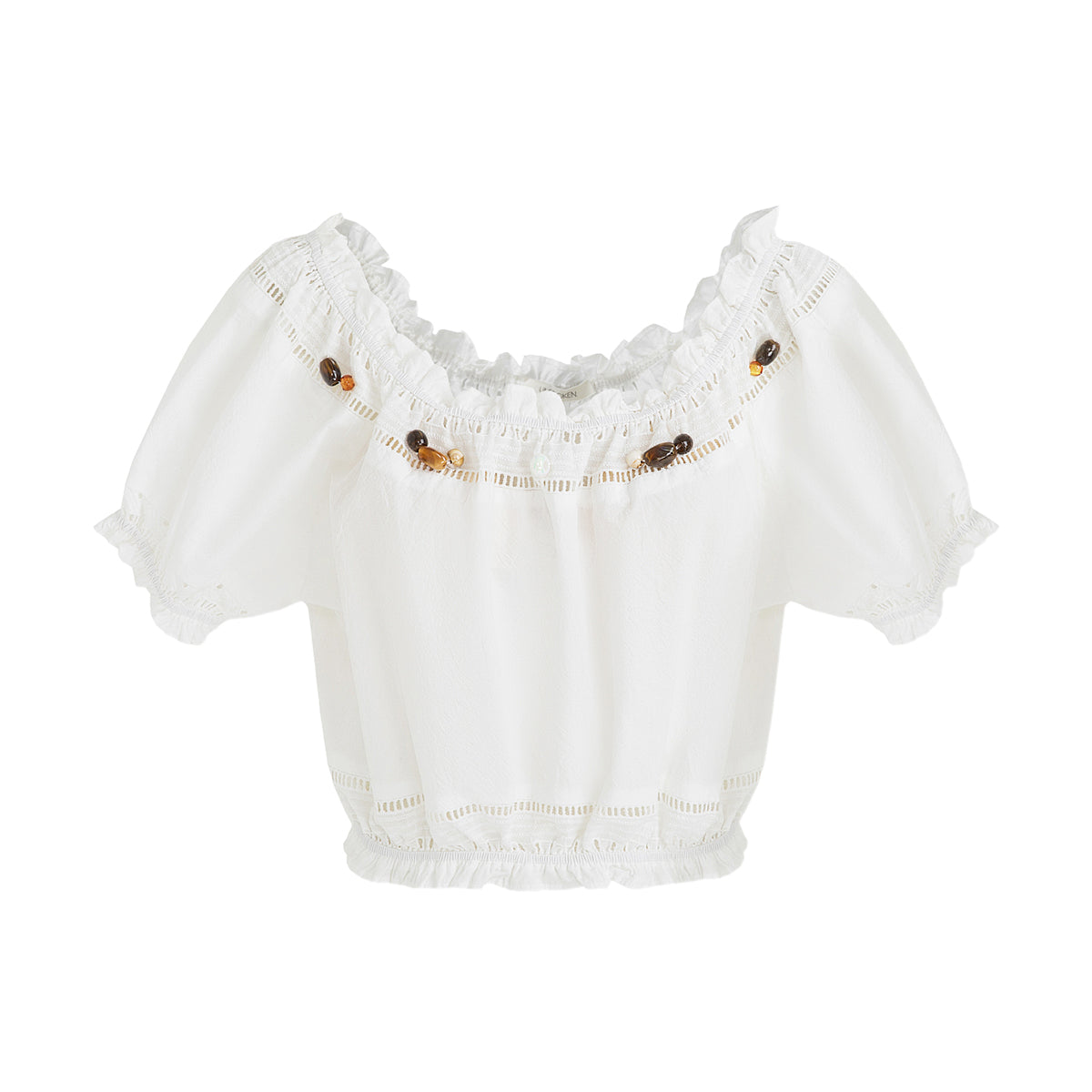 Whispered Lace Top & Skirt Set