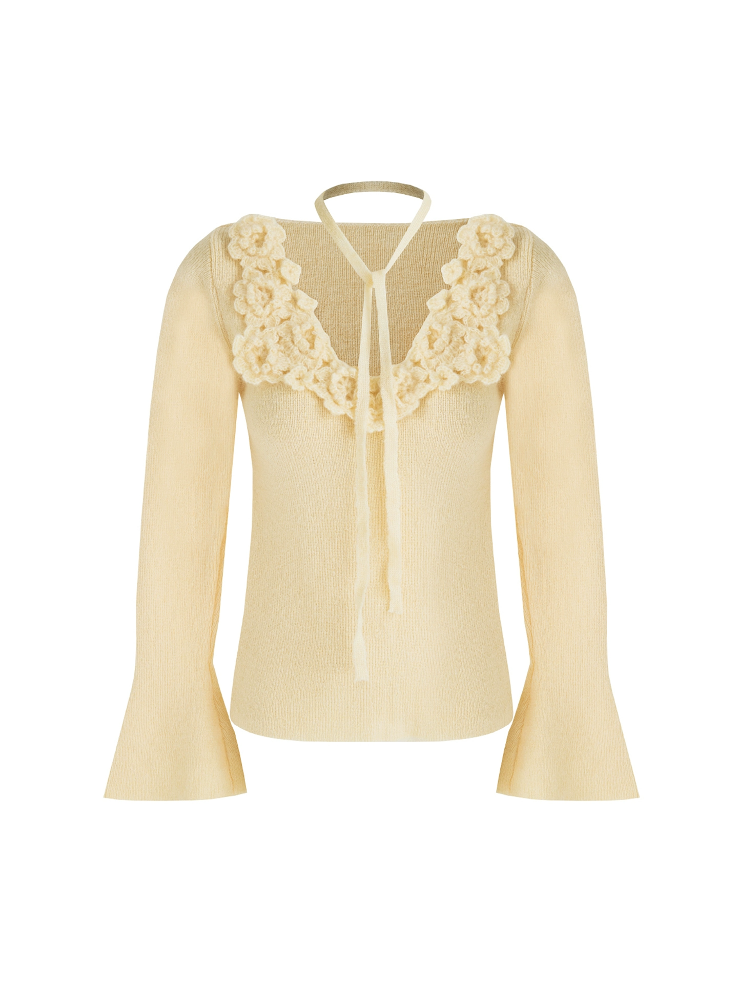 Understated V-Neck Knit Top