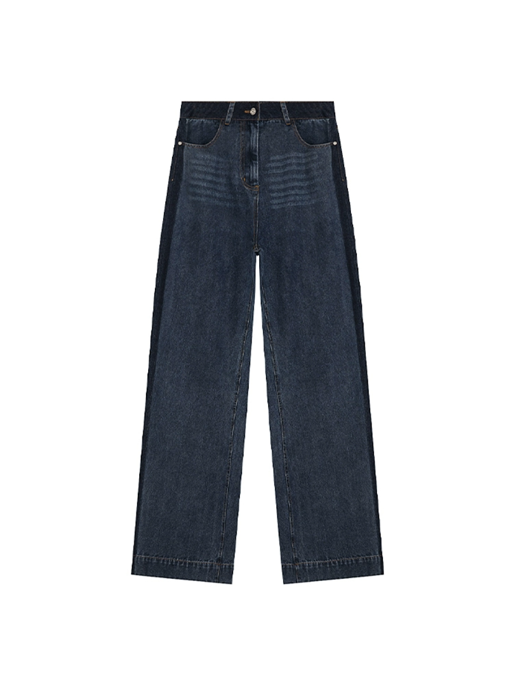 Timeless Wide-Leg Denim Structure