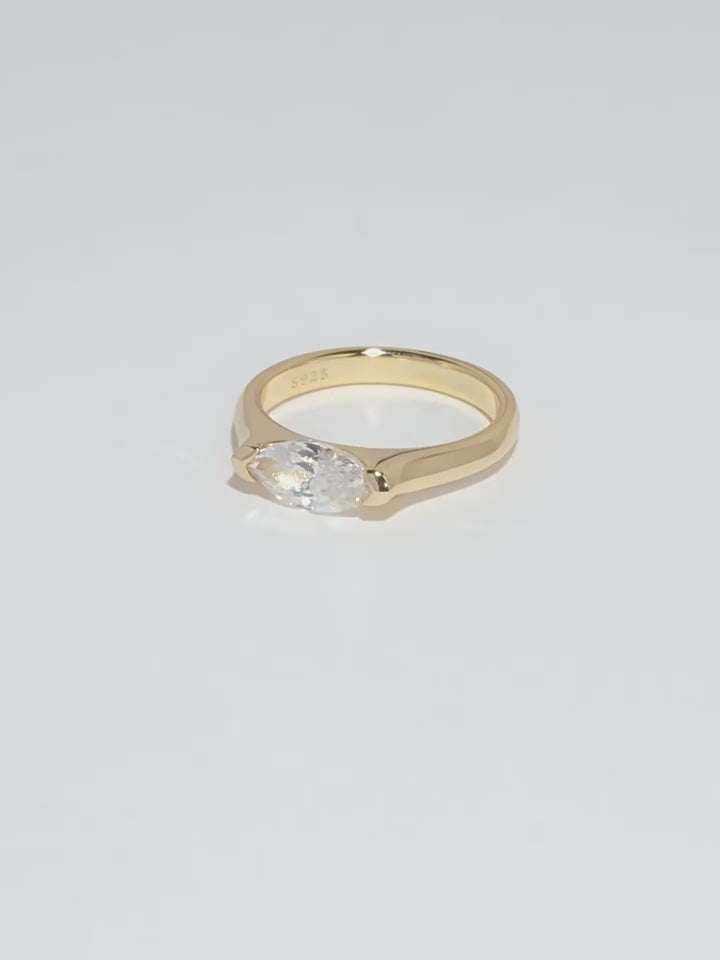 Marquise Solitaire Ring