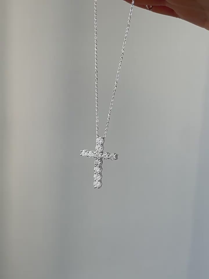 Lumen Cross Necklace
