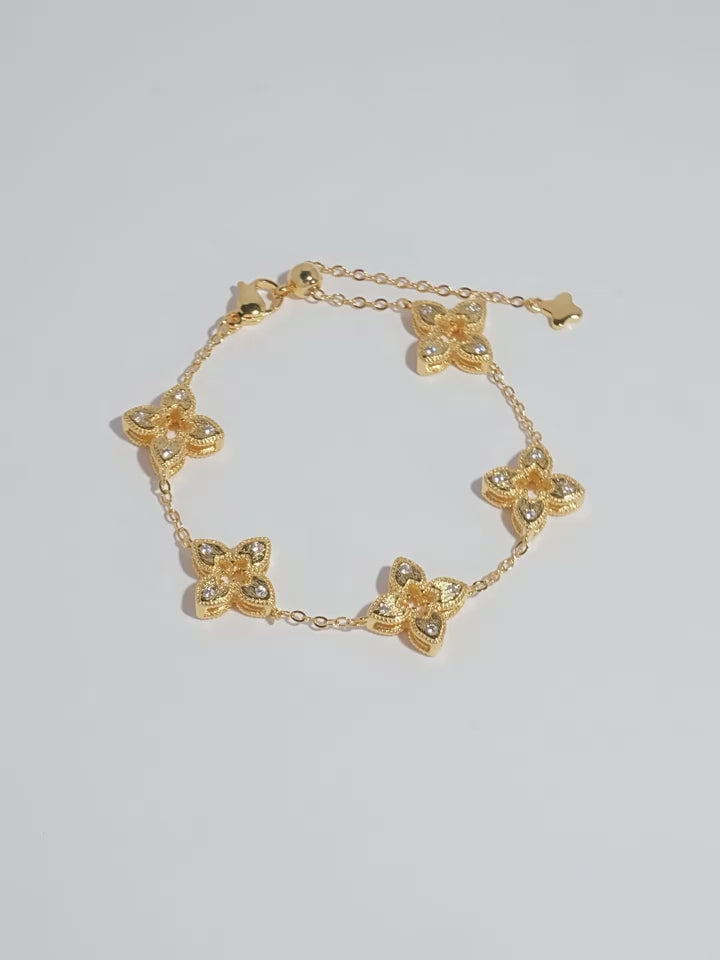 Golden Clover Bracelet